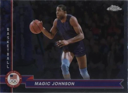 2024 Topps Chrome U.S. Olympic & Paralympic Team and Hopefuls - Magic Johnson #187