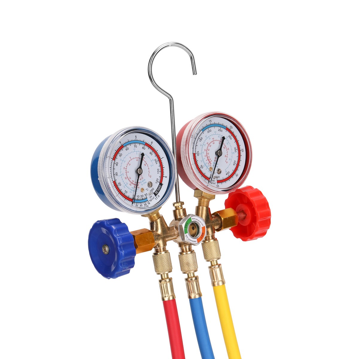 A/C Manifold Gauge Conversion Refrigerant Kit High Low Quick Adapter Pair ACME - Foto 5