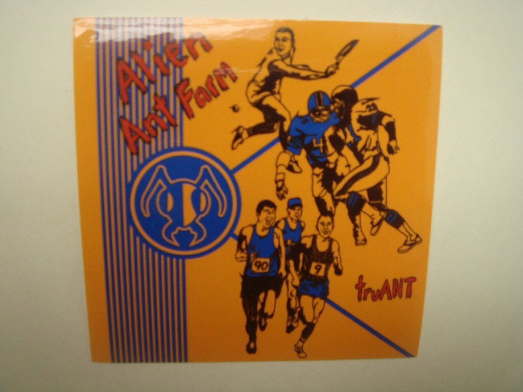TWO Alien Ant Farm Promo Sticker Decal Set TruANT Yellow Blue Dryden ...
