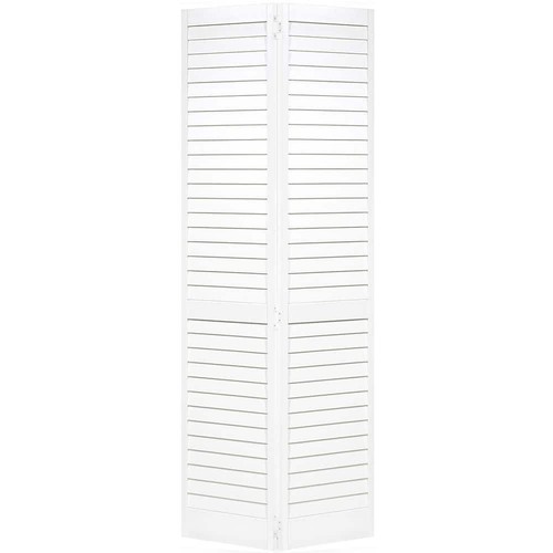 Kimberly Bay Closet BiFold Door 28"x 80"Wood Interior Louvered Solid