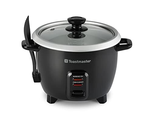 Toastmaster 10 Tassen Elektrischer Reiskocher (5 Tassen Ungekocht), Schwarz, TM-101RCCN - Bild 1 von 4