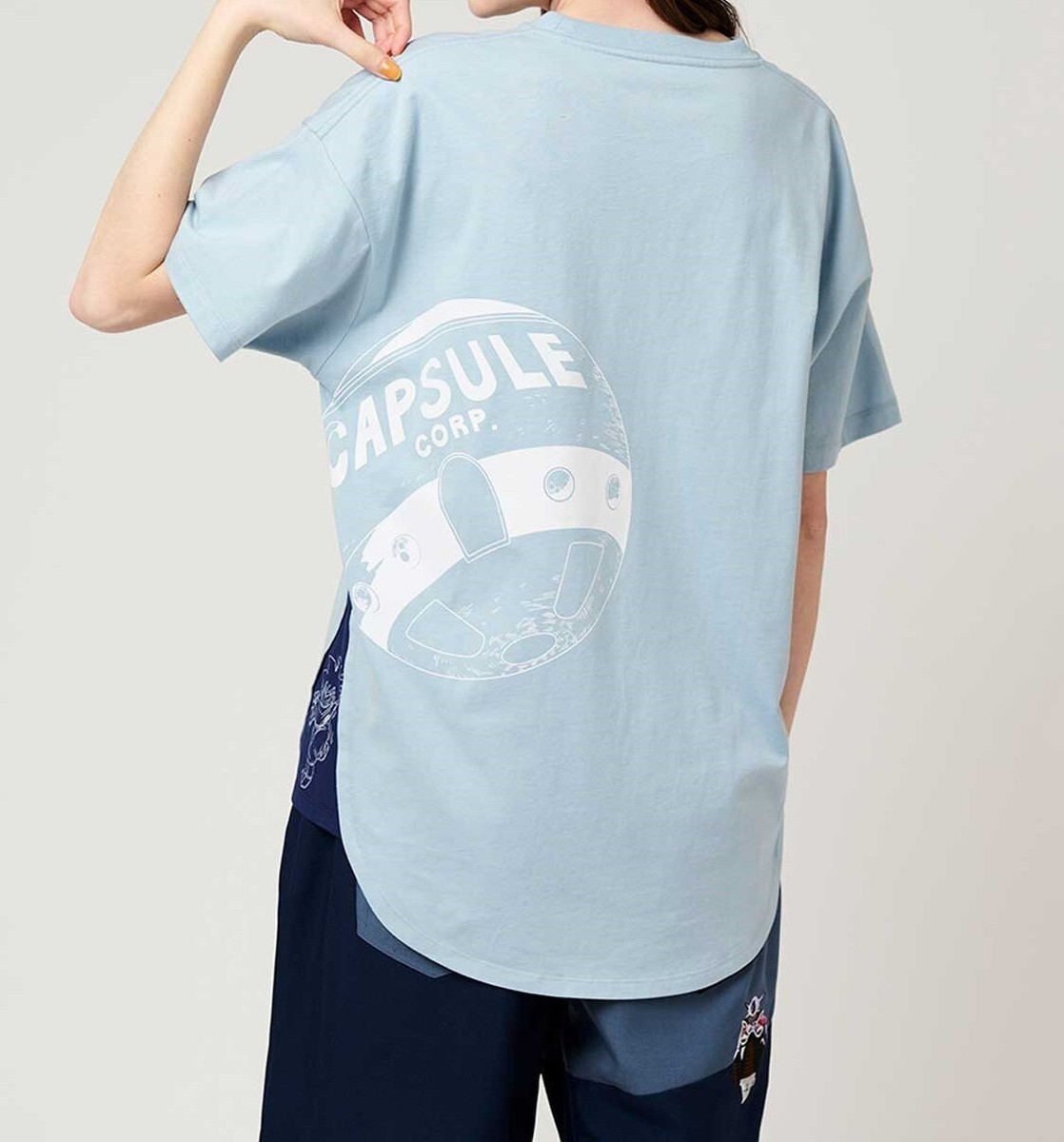 DRAGON BALL Z x Graniph 20x gravity Side gusset T-shirt