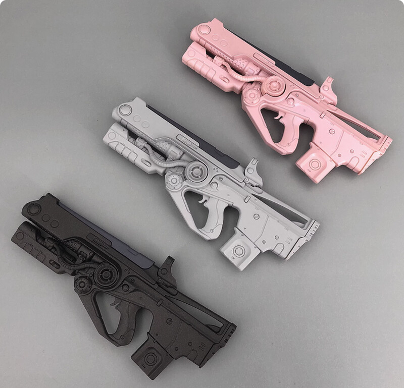 Soldier 1942 1/6 Destiny 2 Warlock Sci-Fi Cyberpunk Weapon Plastic