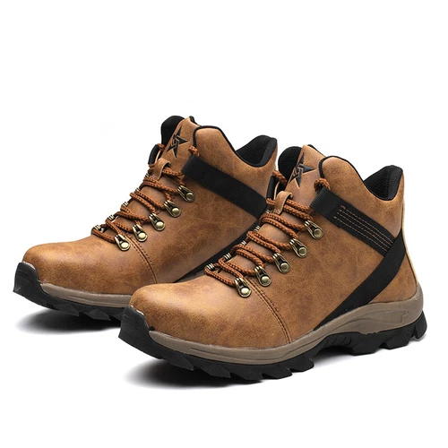 Mens Waterproof Work Boots Steel Toe shoes Safety Shoes Indestructible Non Slip - Picture 15 of 19