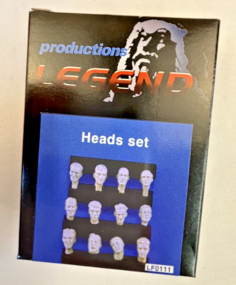 Legend LF0111 Heads Set (12ea) 1:35