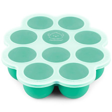 Silicone Food Freezer Trays with Lid, 2Oz X 10 Pods Baby Food Storage Containers