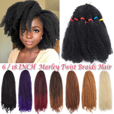 Long Afro Kinky Bulk Braids Twist Soft Hair Braiding Hair Extensions For Woman