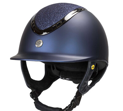 Back on Track Reithelm EQ3 mit Mips  System  Justierrädchen Smooth Top Blue Sand