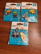 3 Packs Pen Gear Backpack Pins New