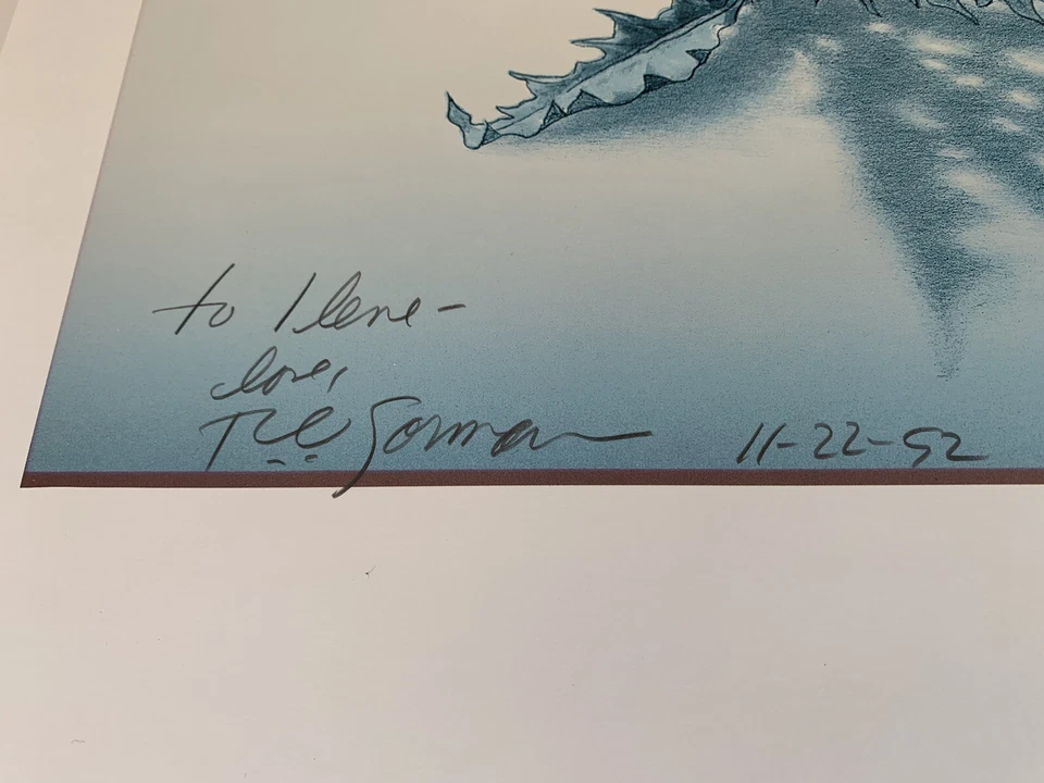 RC Gorman - Impresión “Navajo Dawn” - 28 X 32 - ¡Firmado y Personalizado! Foto 3 de 4