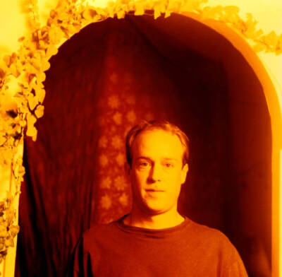 jazz trumpeter, composer, and educator Dave Douglas poses Old Photo
