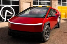 Cybertruck DIY PPF Paint Protection Film Wrap Color Change Gloss RED 0139