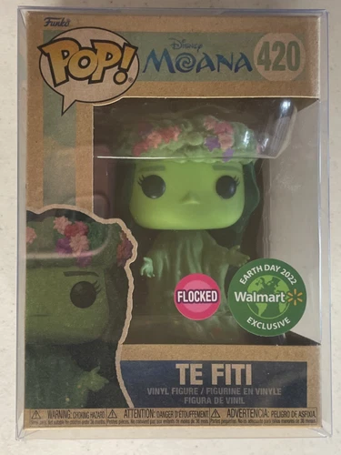 Funko Pop Vinyl Moana Disney  Te Fiti Flocked Walmart Exclusive #420 NIB NEW