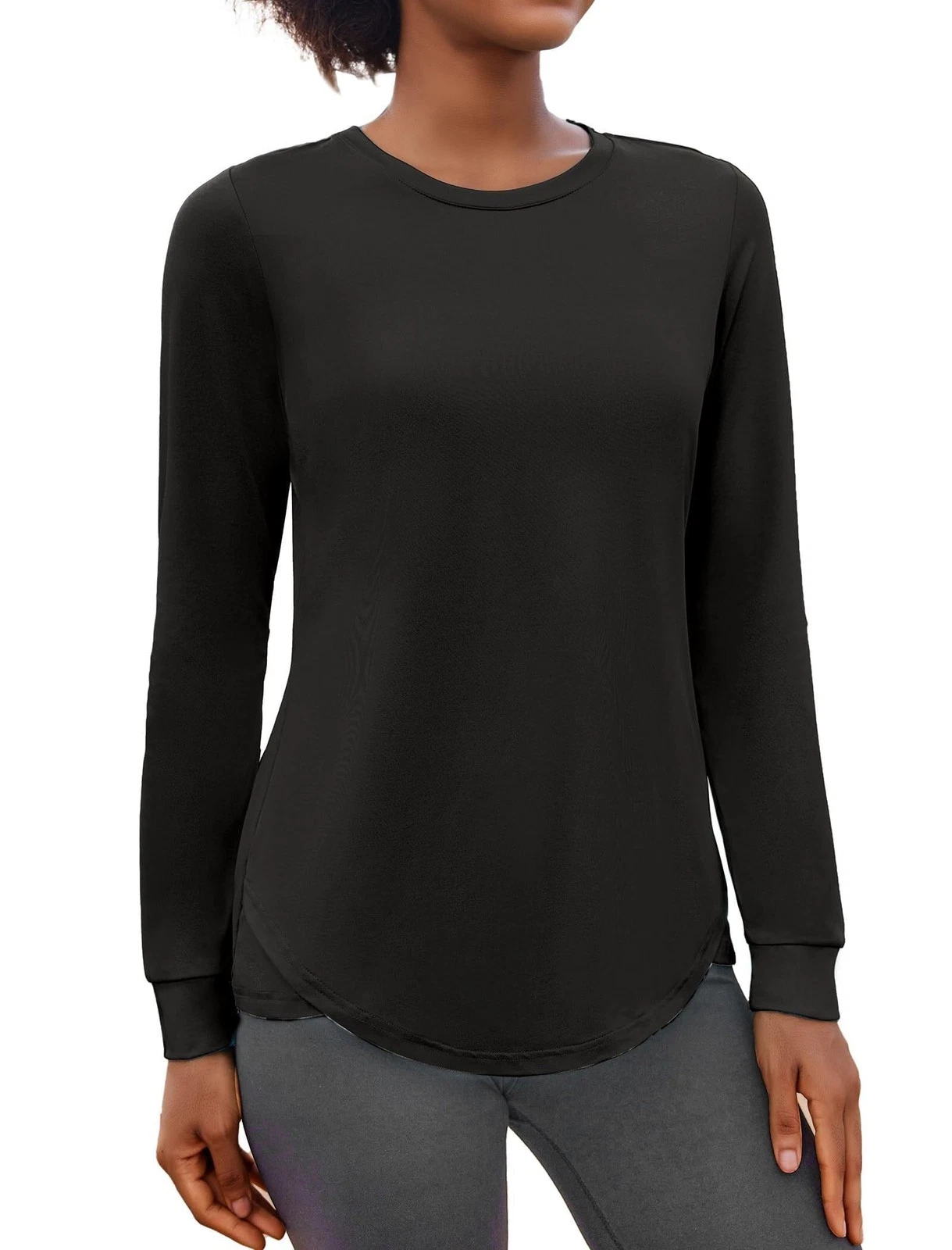 Sports Shirt Women UV Shirt Long Sleeve Sports TShirt Fitness UPF 50+ Sun Protection F...