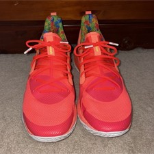 Under Armour Curry 7 Sour Patch Kids Peach Plasma Orange Men s Size 14