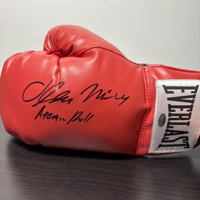 Oliver McCall Heavyweight Champion Authentic Signed Boxing Glove 'Atomic Bull'