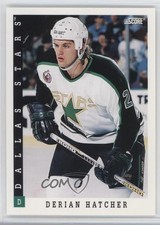 1993-94 Score Canadian Derian Hatcher #168 0a4