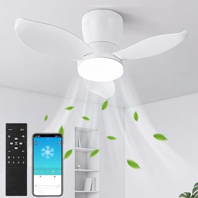 LED Deckenventilator Ventilator Lüfter Deckenlampe Beleuchtung mit Fernbedienung