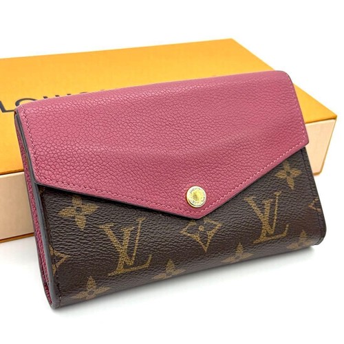 Louis Vuitton Compact Monogram Wallet Pink