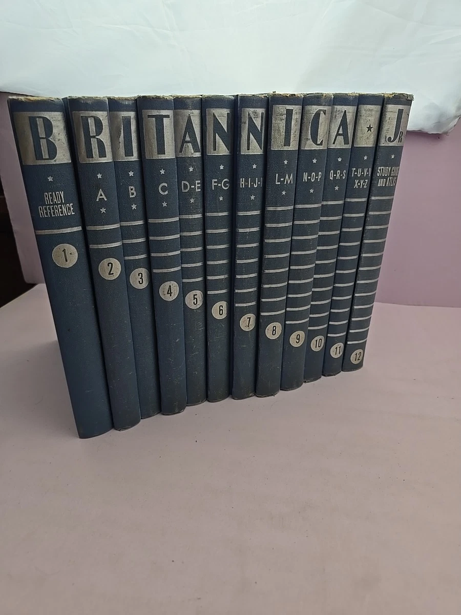 Encyclopædia Britannica, Inc Original 1900-1949 Antiquarian