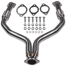 Y Pipe Exhaust Fits for Nissan Infiniti G37 Q50 G35 370Z VQ37HR RWD/AWD