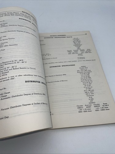1961 Plymouth Car Savoy Belvedere Fury Service Manual Supplement - Picture 6 of 9