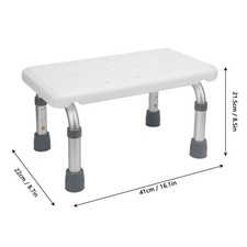 Aluminum Bath Stool Non Slip Bathroom Chair Shower Seat For Elderly Trending