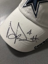 Dan Prescott Signed Hat Dallas Cowboys Certified By JSA