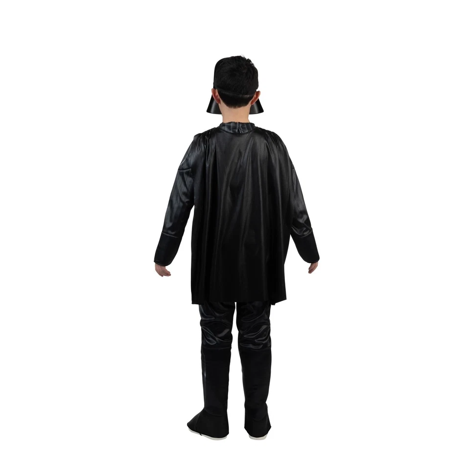 Darth Vader Youth Costume - Premium Padded Jumpsuit, Mask, Detachable Cape S - Image 4 of 4