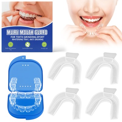 Silicone Mouth Teeth Tooth Grinding Clenching Bruxism Night & Jaw Tension