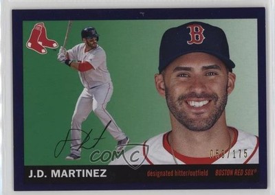 2020 Topps Archives 1955 Topps Purple 50/175 JD Martinez #48 0q3