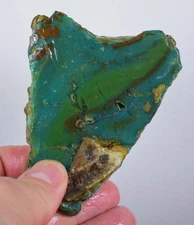 149grs gem silica chrysocolla chalcedony rough lily mine peru specimen A71