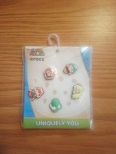 Super Mario Crocs Jibbitz Charms  5 Pack  NIP