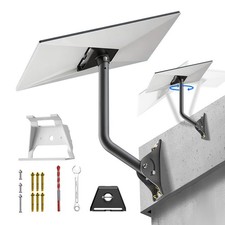 with Starlink Gen 3 Mounting Kit and Router Mount, 18 Inch Wall/ Roof Pipe Mo...
