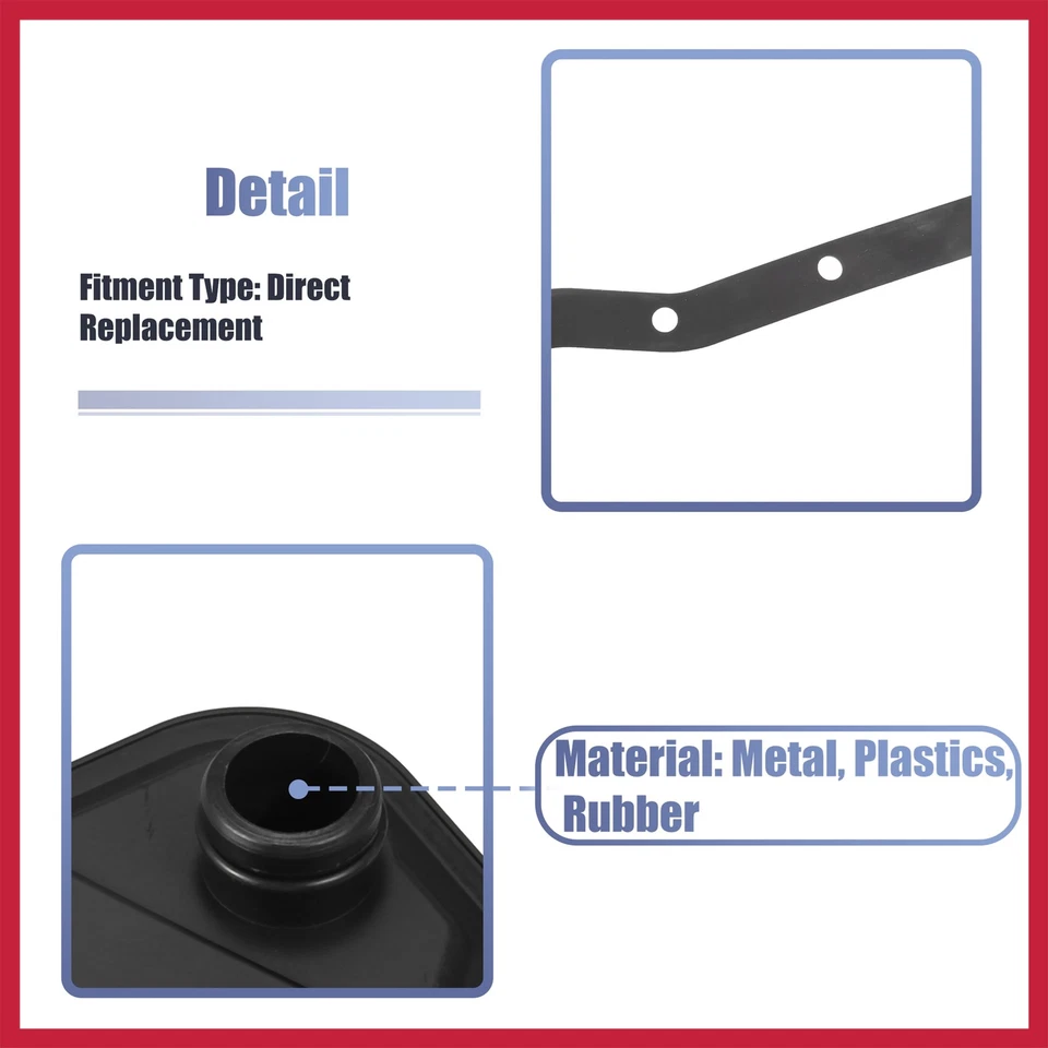 Juego de juntas de cárter de aceite de filtro de transmisión 6E5Z7B155A para Ford Fusion Foto 4 de 4