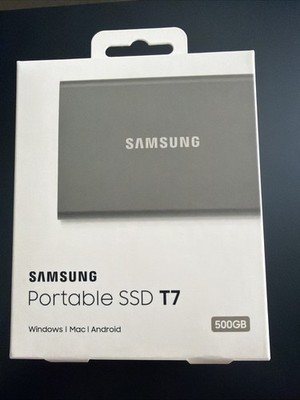 Samsung T7 Portable External SSD 500GB  MU-PC500T