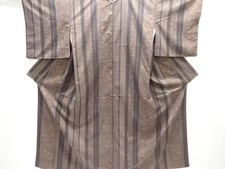 7765440: JAPANESE KIMONO / TSUMUGI / FLORAL PLANTS
