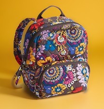 new Vera Bradley Small Banbury Backpack in cotton Colorful Bouquet
