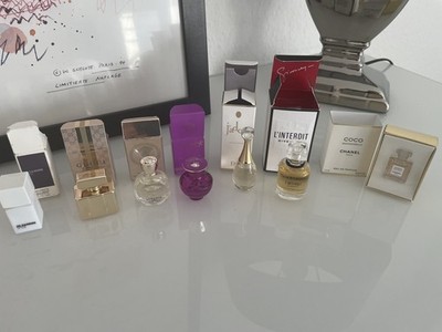 EDP 7 x Miniaturen Sammlung DIOR VERSACE GIVENCHY GUCCI JIL SANDER Reisegrösse