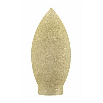 Paulmann Deco Glas Kerze Eiskristall Bernstein für E14 / E27 Lampe bis 42W