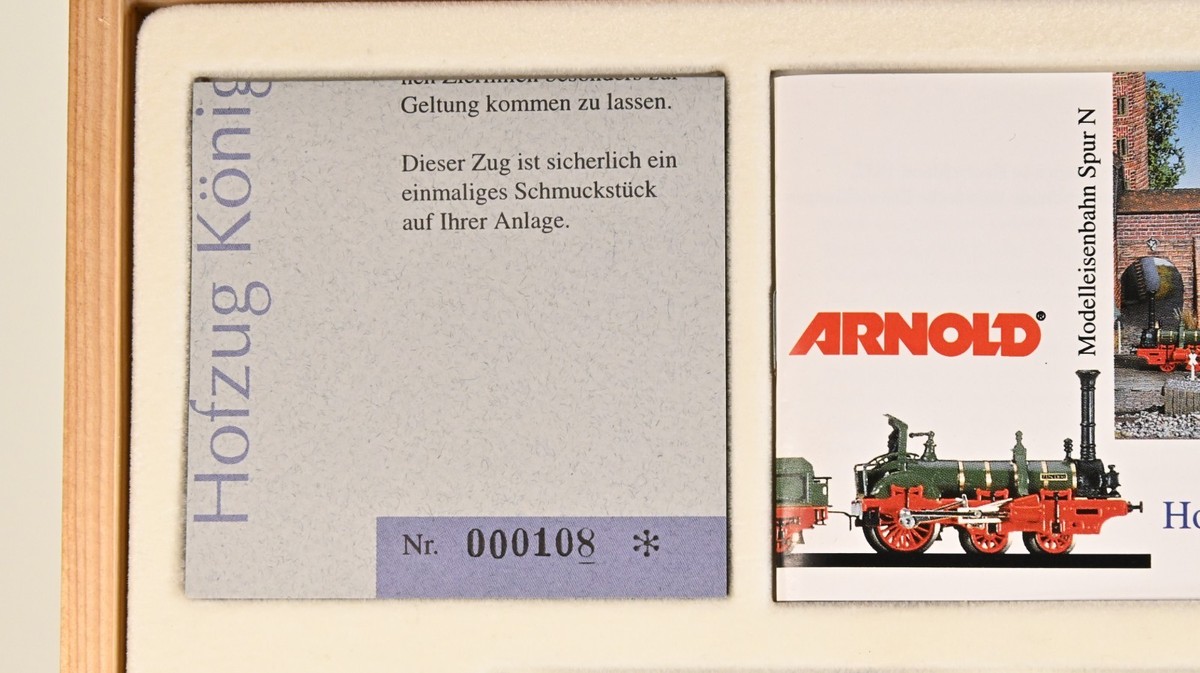 Arnold Railex Hofzug König Maximilian II Loco & 4 Car set N scale
