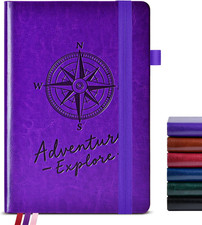 Lined Journal Notebook for Women Men, 160 Pages, A5 Hardcover Vintage Leather Jo
