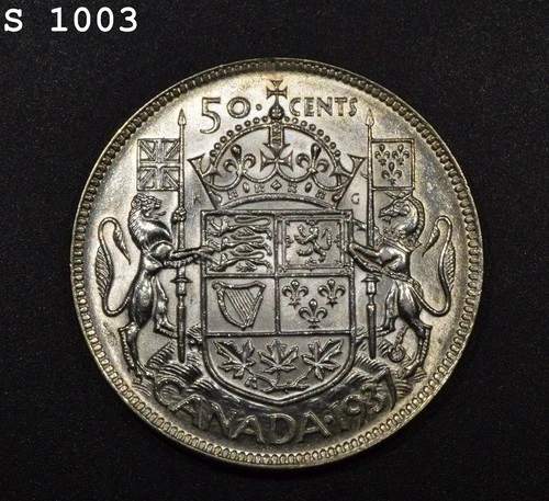 Photo of a 1937 Canada 50 Cents from an eBay listing that sold on Jul 8, 2026