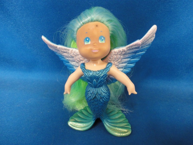 Vintage Kenner Sea Wees Shimmers Plum Mermaid Doll