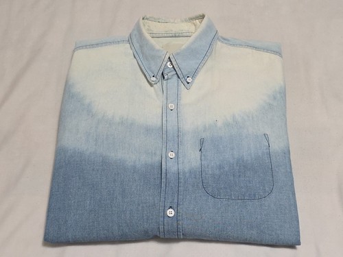 Band of Outsiders Button-up L/S Lightweight Ombre Western Denim Shirt SZ 3