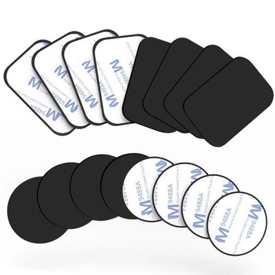 Metal Plates Adhesive Sticker Replace For Magnetic Car Mount Phone Holder