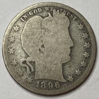 1896 - Barber Quarter - AG - Exact Coin Imaged #BAR138