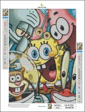 Spongebob DIY Full Round Drill 30x40cm Diamon...