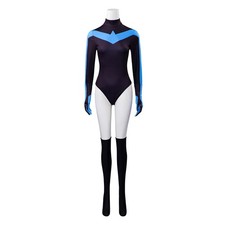 Cosplay Nightwing Female Robin Jumpsuit Socks Superhero Dick Grayson Costumes