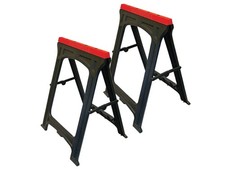 Faithfull FAITRESTLESP Plastic Trestles 82cm x 57cm Twin Pack